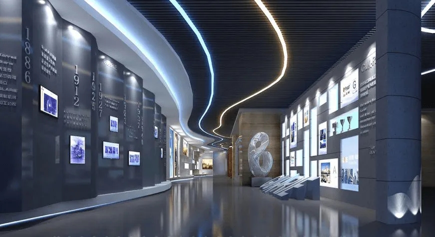 展廳設(shè)計(jì) ，展廳 ，鑫時(shí)空